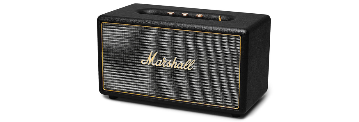 Support Sol Premium Pour Enceinte Marshall Stanmore - Pied Métallique Noir Stable Et Élégant - Fabriqué En Hollande Avec 2 Ans De Garantie