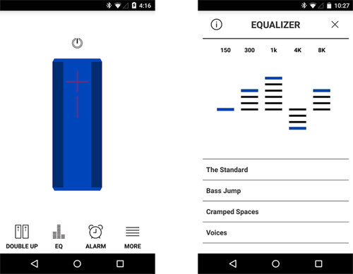 App mobile pour haut parleur sans fil